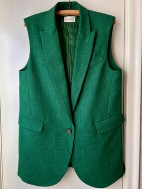 New VICOLO Italy Tailored Longline Vest